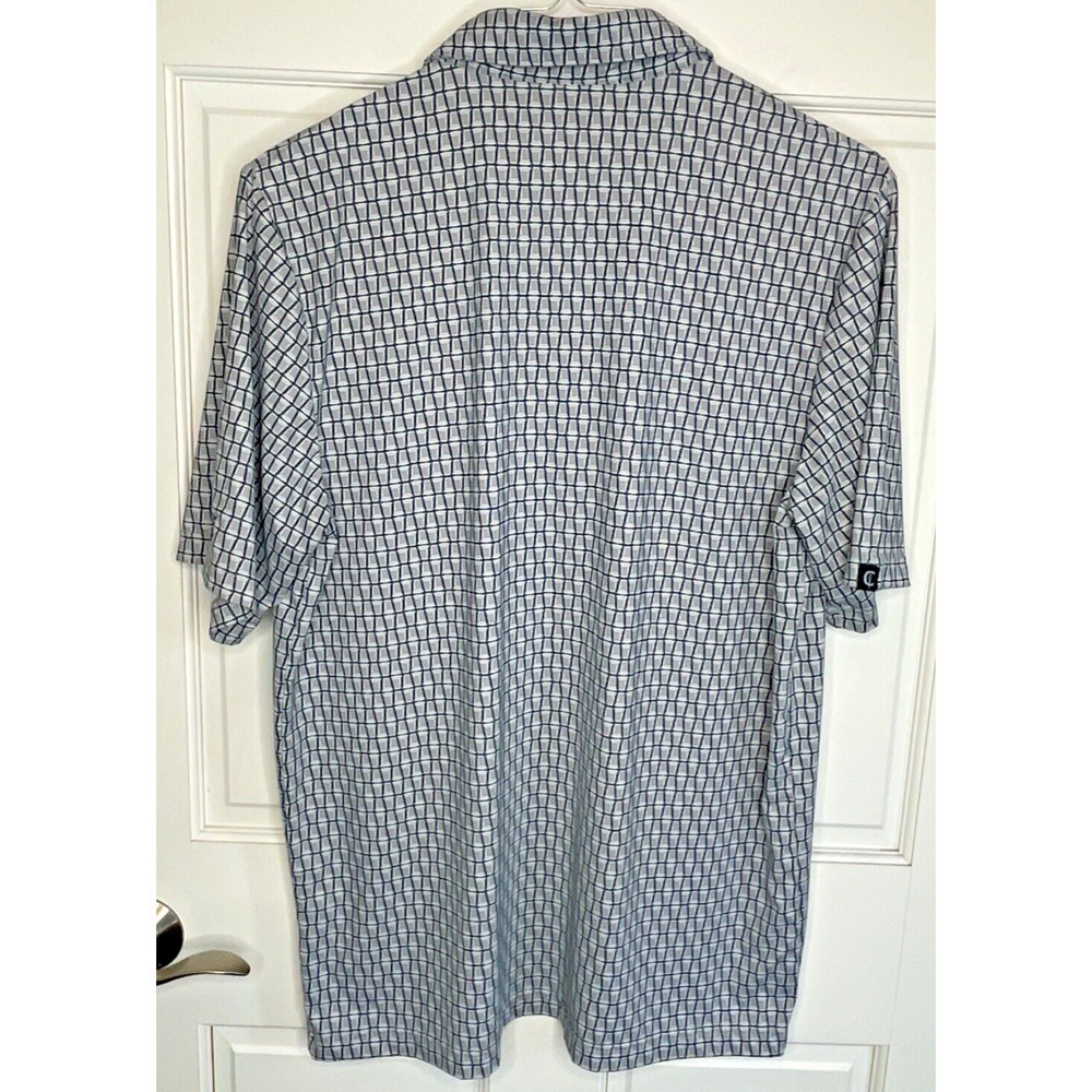 Criquet Men's Performance Golf Shirt Size M Preppy Outdoor Active Athleisure - Picture 7 of 11